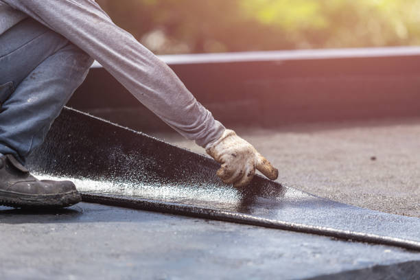 Professional Basement Waterproofing technician working in Union, OH